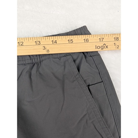 BYLT Shorts Mens L Gray Chino Premium Basic Lined 5.5" Inseam Casual Zip Pockets - Picture 4 of 12